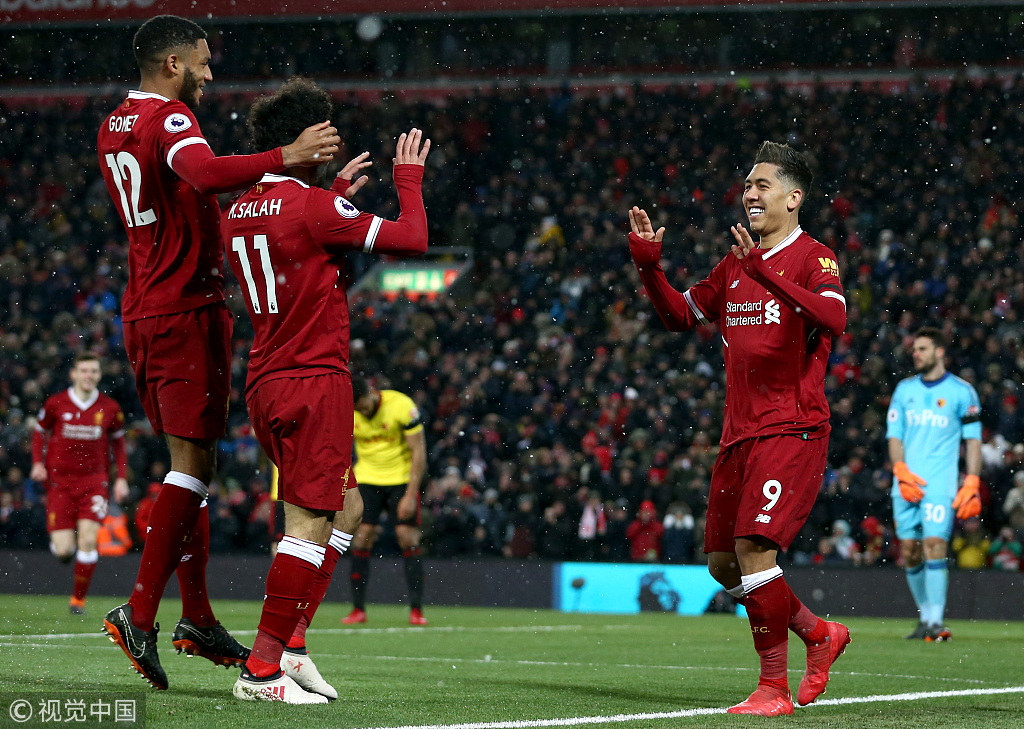 aoa体育课程-利物浦客场逆转沃特福德，守住领先优势